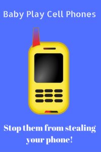 baby play cell phone