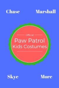 paw patrol costumes for kids