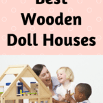 large wooden doll houses