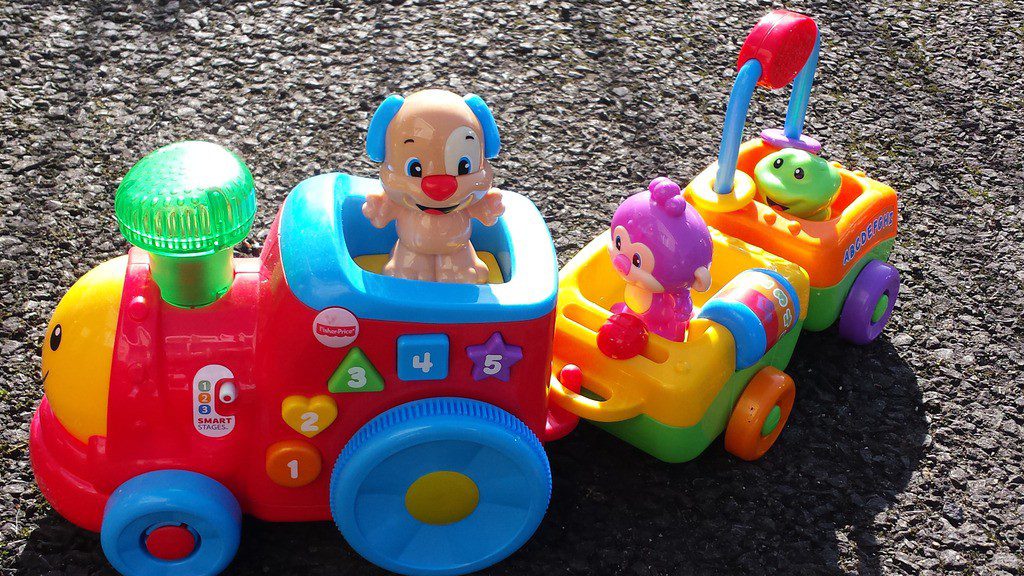 fisher price laugh learn puppy's smart train
