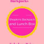 shopkins backpack lunch box